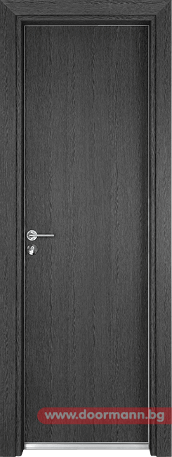 Алуминиева врата за баня – Гама, цвят Сив Кестен