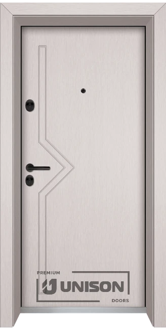 Входни врати Unison Optima 201p, цвят Перла