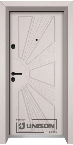 Входни врати Unison Optima 204p, цвят Перла