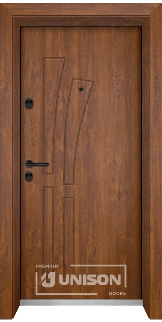 Входни врати Unison Optima 205p, цвят Златен дъб