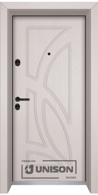 Входни врати Unison Optima 208p, цвят Перла
