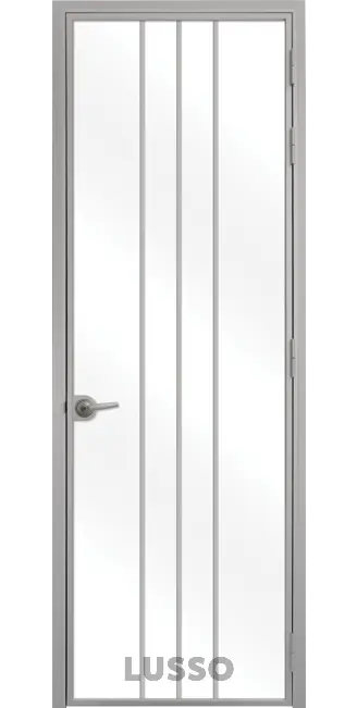 Стъклена Врата Lusso L-2 Сив Мат