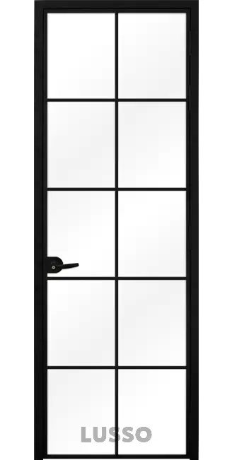 Стъклена Врата Lusso L-3 Черен Мат