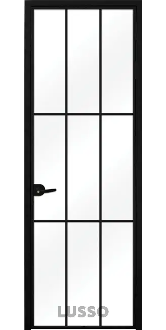 Стъклена Врата Lusso L-5 Черен Мат