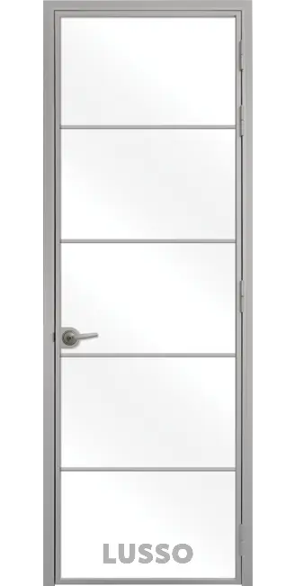 Стъклена Врата Lusso L-6 Сив Мат