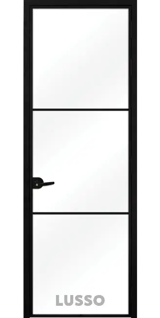 Стъклена Врата Lusso L-7 Черен Мат